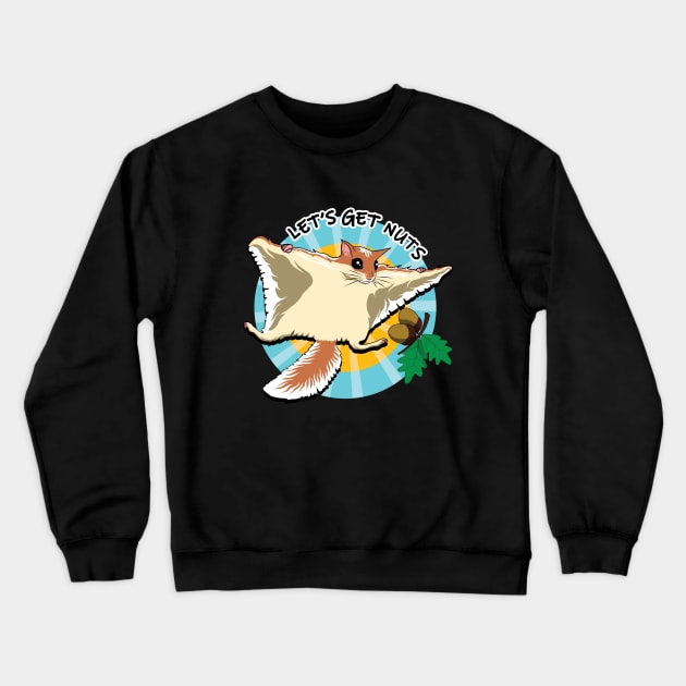 Flying squirrel gets nut Crewneck Sweatshirt by TMBTM